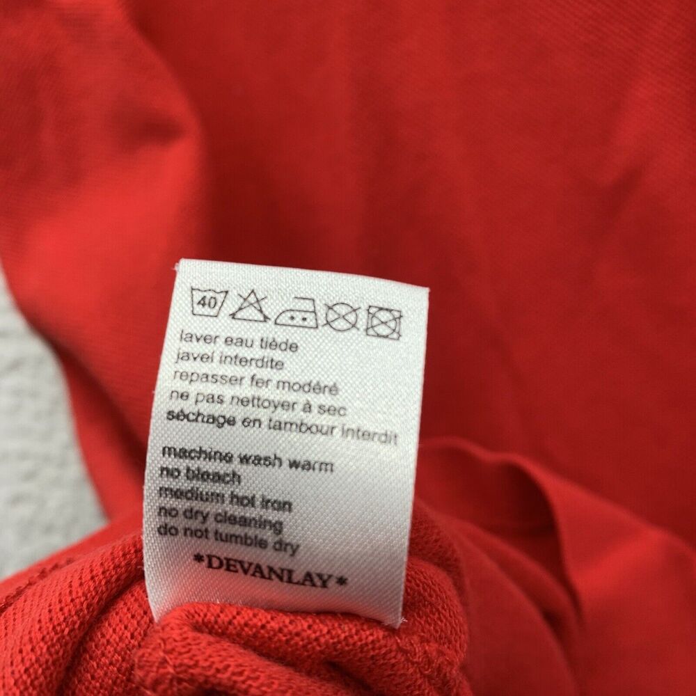 Lacoste Polo Shirt Mens 7 XXL 2XL Red Mesh Preppy Casual Comfort Golf Dad - Picture 8 of 9